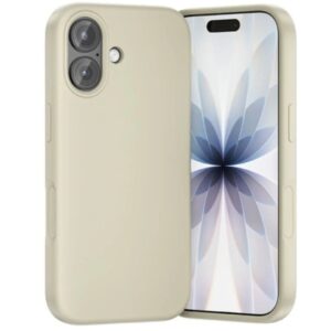 vention funda de silicona para iphone 17 anillo magnetico magsafe incluye accesorios color beige