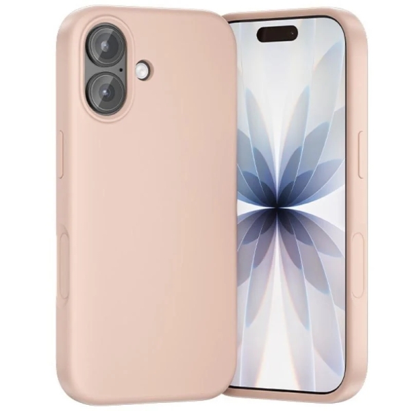 vention funda de silicona para iphone 17 anillo magnetico magsafe compatible con carga inalambrica color rosa
