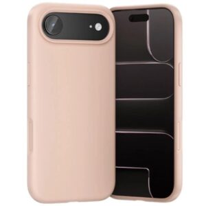 vention funda de silicona para iphone 17 air anillo magnetico magsafe compatible con carga inalambrica color rosa