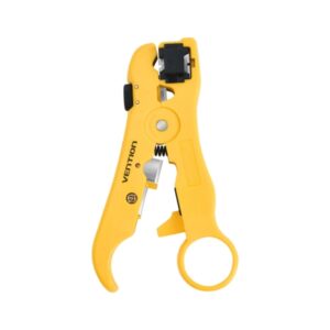 vention pelacables cuchilla con regulacion de profundidad de corte doble resorte retorno automatico suave mango antideslizante color amarillo