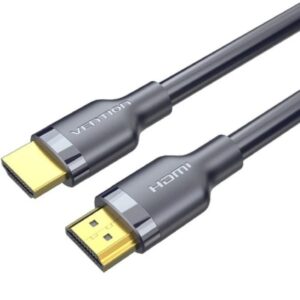 vention cable hdmi 2.0 resolucion 4k arc longitud 2m conectores chapados en oro revestimiento en pvc color negro