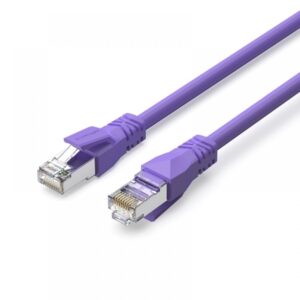 vention cable de red cat.6a sftp longitud 2m velocidad hasta 10gbps 26awg cubierta de pvc blindaje multicapa color morado