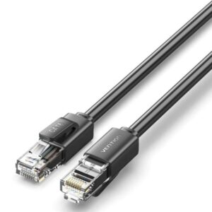 vention cable de red cat.6 utp longitud 30m slim velocidad hasta 1gbps 26awg cubierta de pvc color negro