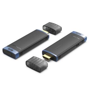 vention transmisor y receptor hdmi inalambrico 5ghz resolucion full hd alcance hasta 40m alimentacion con usb c color negro