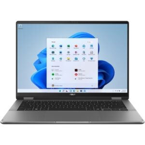 asus vivobook flip portatil 14" tactil intel core ultra 7 258v 32gb 1tb ssd windows 11 home color gris teclado qwerty (es)