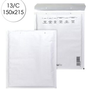 bong peel and seal sobres acolchados proteccion contra golpes resistente a la humedad 150x215mm color blanco
