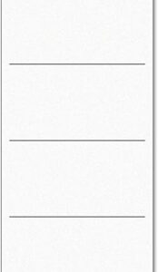 elba pack de 10 etiquetas para archivadores de 8cm de ancho carton resistente color blanco