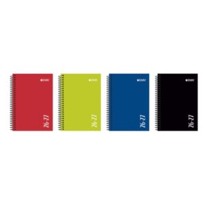 enri agenda escolar con espiral catalan tapa extradura formato cuartilla semana vista acabado brillante colores surtidos