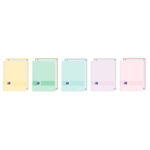 oxford live and go cuaderno de espiral formato a4+ 80 hojas rayado horizontal 1 linea tapa de plastico digitalizacion de textos con app colores pastel surtidos