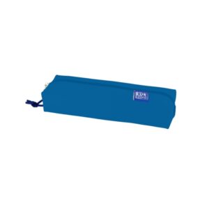 oxford kangoo live and go estuche rectangular mediano goma elastica para cuadernos color azul marino