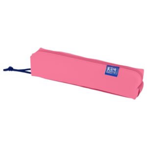 oxford kangoo live and go estuche cuadrado compacto goma elastica para cuadernos 22x4x4cm color sandia