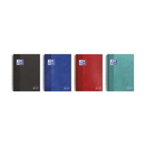 oxford school agenda escolar con espiral castellano tapa extradura formato octavo semana vista acabado brillante colores surtidos