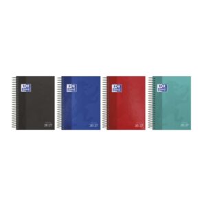 oxford school agenda escolar con espiral euskera tapa extradura formato octavo dia pagina acabado brillante colores surtidos