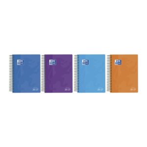 oxford school agenda escolar con espiral catalan tapa de plastico formato octavo dia pagina colores surtidos