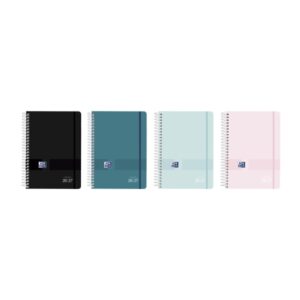 oxford live and go agenda escolar con espiral castellano tapa de plastico formato octavo semana vista colores surtidos