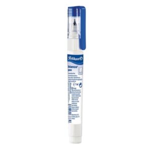 pelikan pen boligrafo corrector liquido capacidad 7ml micropunta de metal secado rapido color blanco