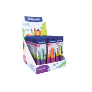 pelikan erase2.0 expositor con 96 boligrafos borrables 60 blisters de boligrafos 36 blisters con 2 recambios colores surtidos