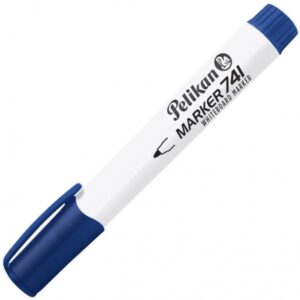 pelikan 741f rotulador para pizarra blanca punta de 2mm capuchon antisecado borrable en seco color azul