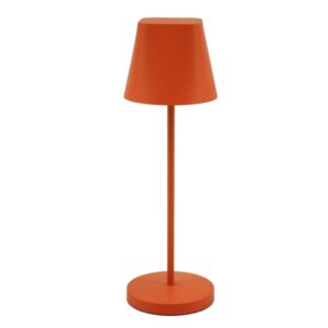 unilux ava lampara led de escritorio resistente al agua apta para uso exterior color naranja