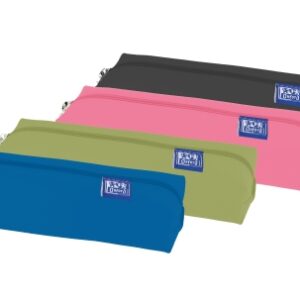 oxford kangoo live and go estuche rectangular mediano goma elastica para cuadernos 22x3.5x7cm colores surtidos