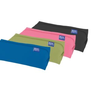 oxford kangoo live and go estuche cuadrado grande goma elastica para cuadernos 22x7x8cm colores surtidos