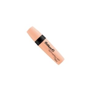 pelikan textmarker 490 marcador fluorescente ergonomico base de agua punta biselada con 3 anchos de trazo color melocoton