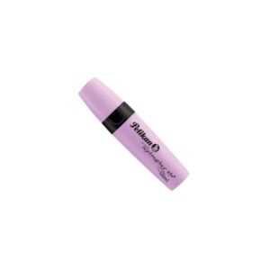 pelikan textmarker 490 marcador fluorescente ergonomico base de agua punta biselada con 3 anchos de trazo color lavanda