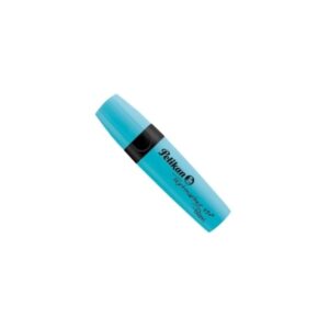 pelikan textmarker 490 marcador fluorescente ergonomico base de agua punta biselada con 3 anchos de trazo color verde agua