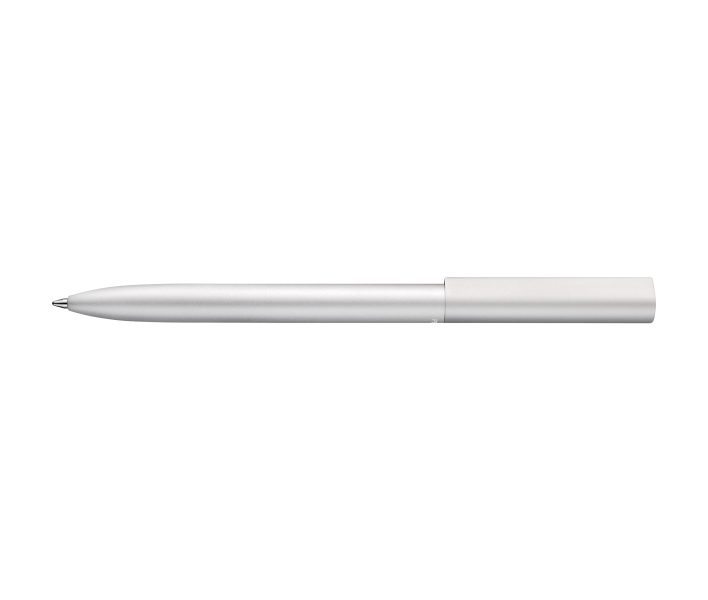 pelikan ineo boligrafo retractil trazo de 1mm mecanismo de giro recambio 337m azul aluminio anodizado satinado caja metalica de regalo color brisa