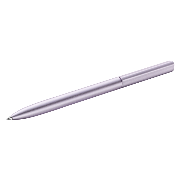 pelikan ineo boligrafo retractil trazo de 1mm mecanismo de giro recambio 337m azul aluminio anodizado satinado caja metalica de regalo color lavanda