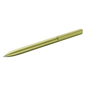 pelikan ineo boligrafo retractil trazo de 1mm mecanismo de giro recambio 337m azul aluminio anodizado satinado caja metalica de regalo color verde oasis