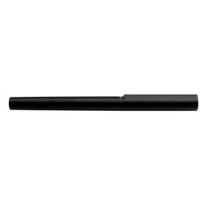 pelikan ineo pluma estilografica punta m caja metalica aluminio anodizado satinado forma de gota antivuelco incluye recambio color negro