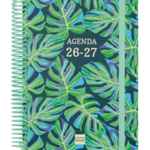 finocam diva agenda escolar 26/27 en catalan 1 dia por pagina formato 4º 155x212mm tapas de carton forrado papel de 80g/m2 espiral esquinas microperforadas multicolor