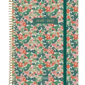 finocam espiral agenda internacional 18 meses semana vista horizontal formato e10 155x212mm tapas de polipropileno papel de 80g/m2 esquinas microperforadas multicolor