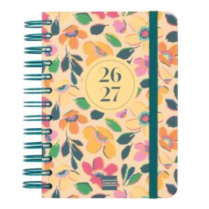 finocam cosmo cart agenda escolar 26/27 1 dia por pagina formato 8º 120x169mm tapas de carton forrado papel de 80g/m2 espiral metalica esquinas microperforadas multicolor