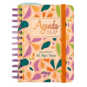 finocam talkual agenda escolar 26/27 1 dia por pagina formato 8º 120x169mm tapa dura papel de 80g/m2 espiral metalica multicolor