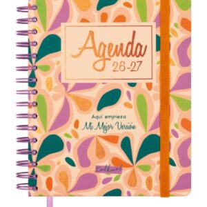 finocam talkual agenda escolar 26/27 semana vista horizontal formato 4º 155x217mm tapa dura papel de 100g/m2 espiral metalica multicolor