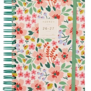 finocam moniquilla agenda escolar 26/27 1 dia por pagina formato e10 155x212mm tapa dura papel de 80g/m2 espiral metalica multicolor