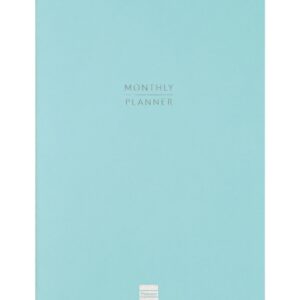 finocam haiku planificador sin fechar internacional mes vista formato y11 165x240mm papel de 95g/m2 hojas con punteado 16 meses color azul
