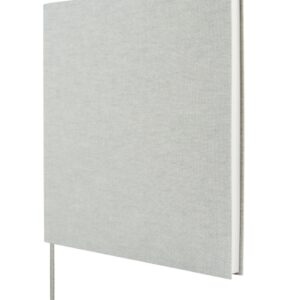 finocam jazz libro de visitas para firmar 80 hojas 250x250mm papel marfil de 120g/m2 cubierta de tejido de encuadernacion color gris