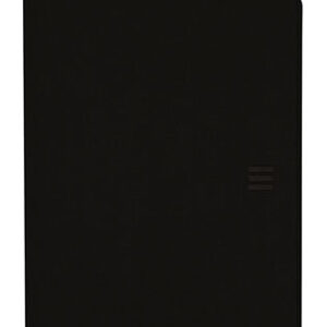 finocam serie 00 j955.3 portadocumentos de mano biomaterial de cactus cremallera formato a5 148x210mm bloc de notas papel de 70g/m2 bolsillo interior portaboligrafo color negro