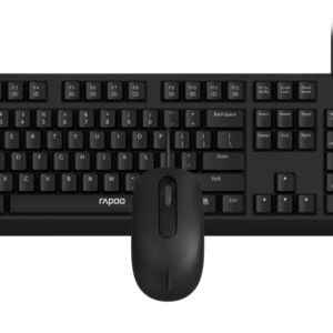 rapoo nx1500 pack teclado + raton usb raton 1000 dpi plug & play color negro