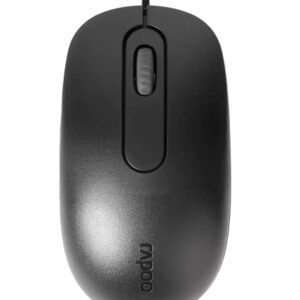 rapoo n200 raton usb 3 botones 1600 dpi plug & play color negro