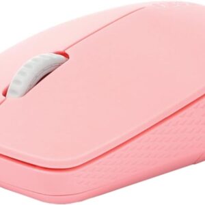 rapoo m100 silent raton inalambrico bluetooh y 2.4ghz 1300 dpi autonomia 9 meses color rosa