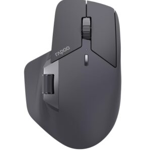 rapoo mt760lw raton inalambrico bluetooh y 2.4ghz 4000 dpi bateria recargable ecologica color negro