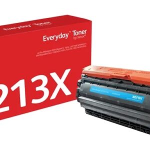xerox everyday hp w2131x cyan cartucho de toner generico reemplaza 213x