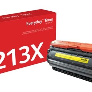 xerox everyday hp w2132x amarillo cartucho de toner generico reemplaza 213x