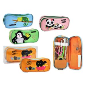 bismark animals portatodo con divertdas imagenes de animales 2 compartimentos 4 diseños diferentes