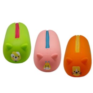 bismark animals portatodo de silicona squeezy 1 compartimento 3 diseños diferentes