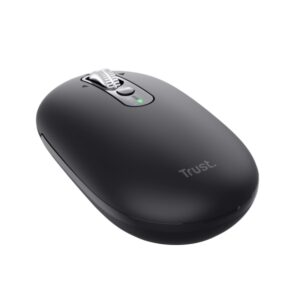 trust seron raton inalambrico ajustable hasta 3200dpi bluetooth recargable clic silencioso receptor usb c multiplataforma 31x62x111mm color negro